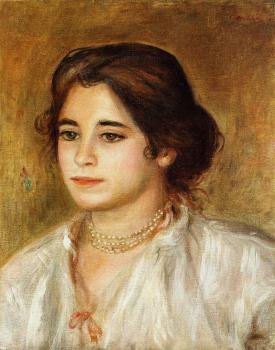 Pierre Auguste Renoir : Gabrielle Wearing a Necklace